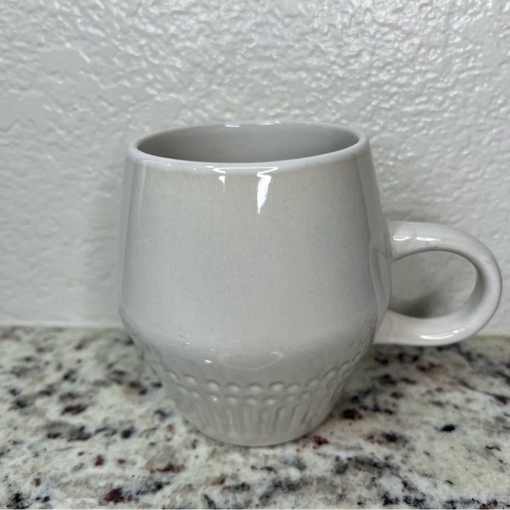 Crate&Barrel Coffee Cup Mug White Ivory Paige Russell Ceramic‎ Replacement